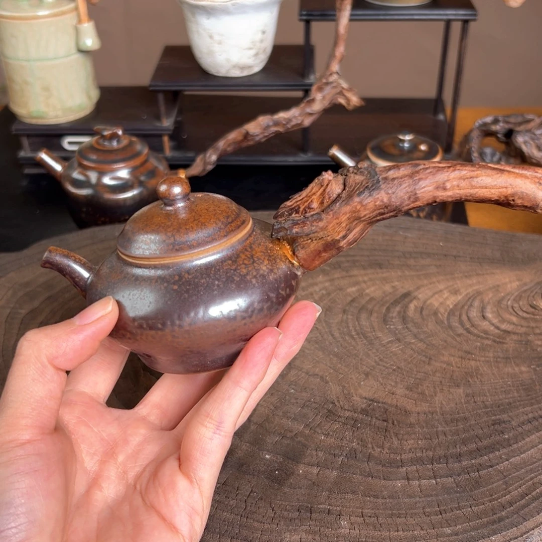景德镇纯手工柴烧茶器小壶