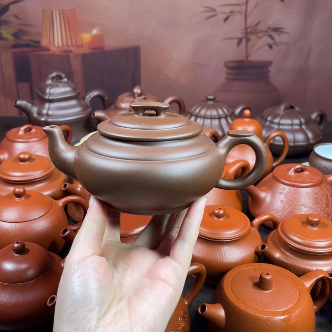 茶壶紫砂原矿紫泥300毫升
