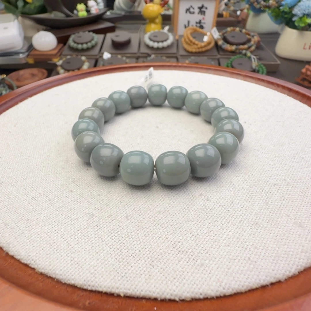 和田玉未镶嵌手链卡12且末蓝蓝调，1-2