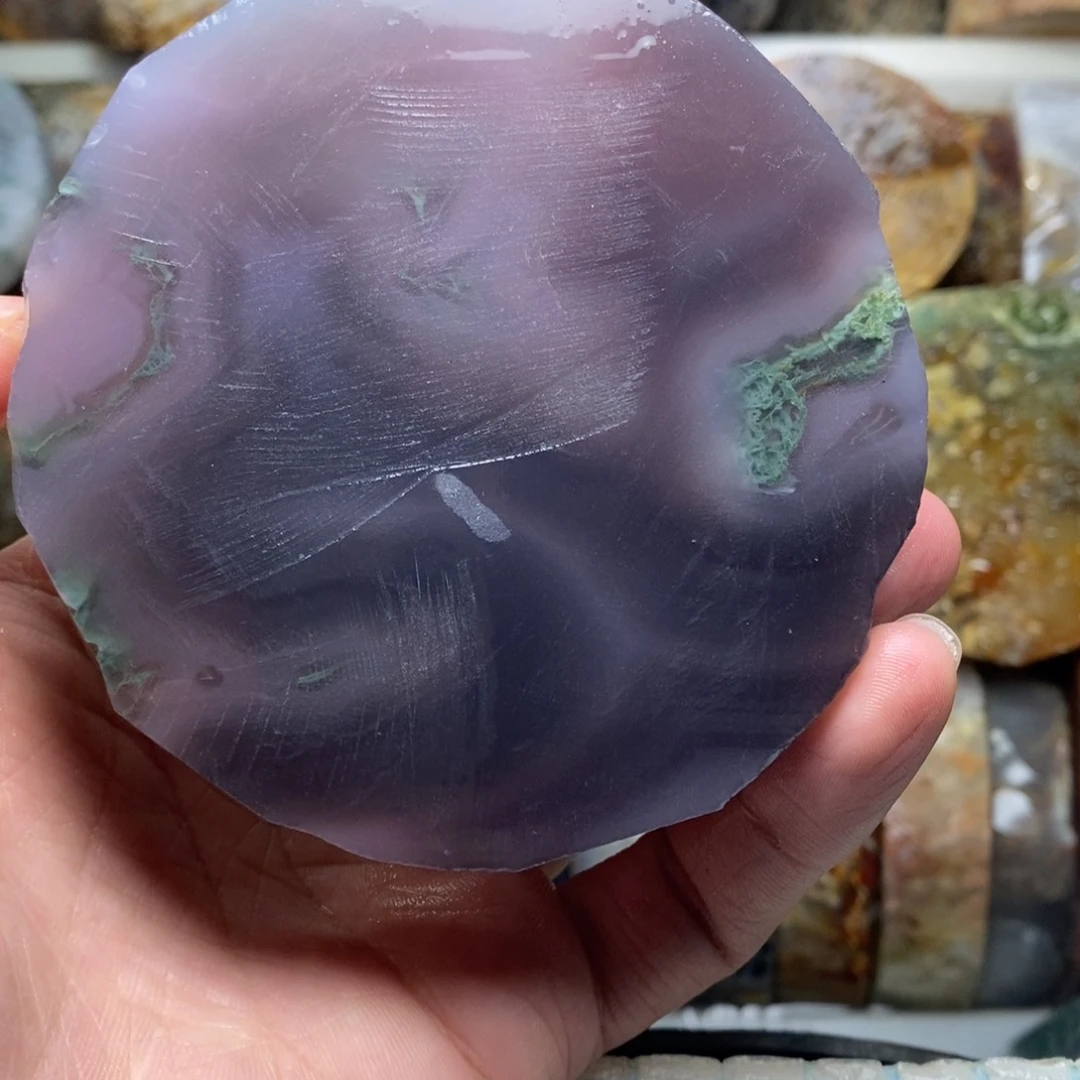 定制玛瑙D*Y天然水草玛瑙手镯