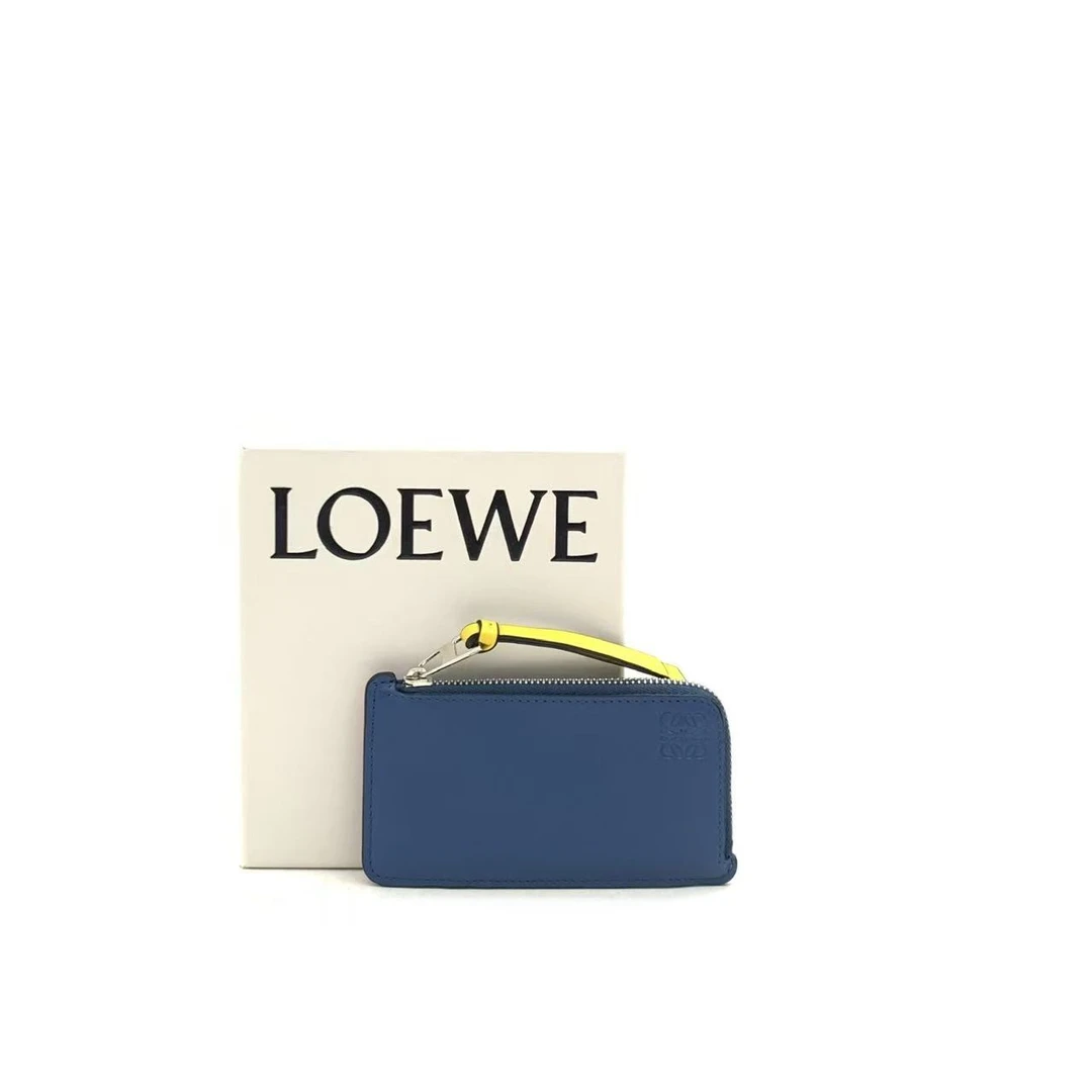 未使用 LOEWE/罗意威 【安则专属】蓝色卡包