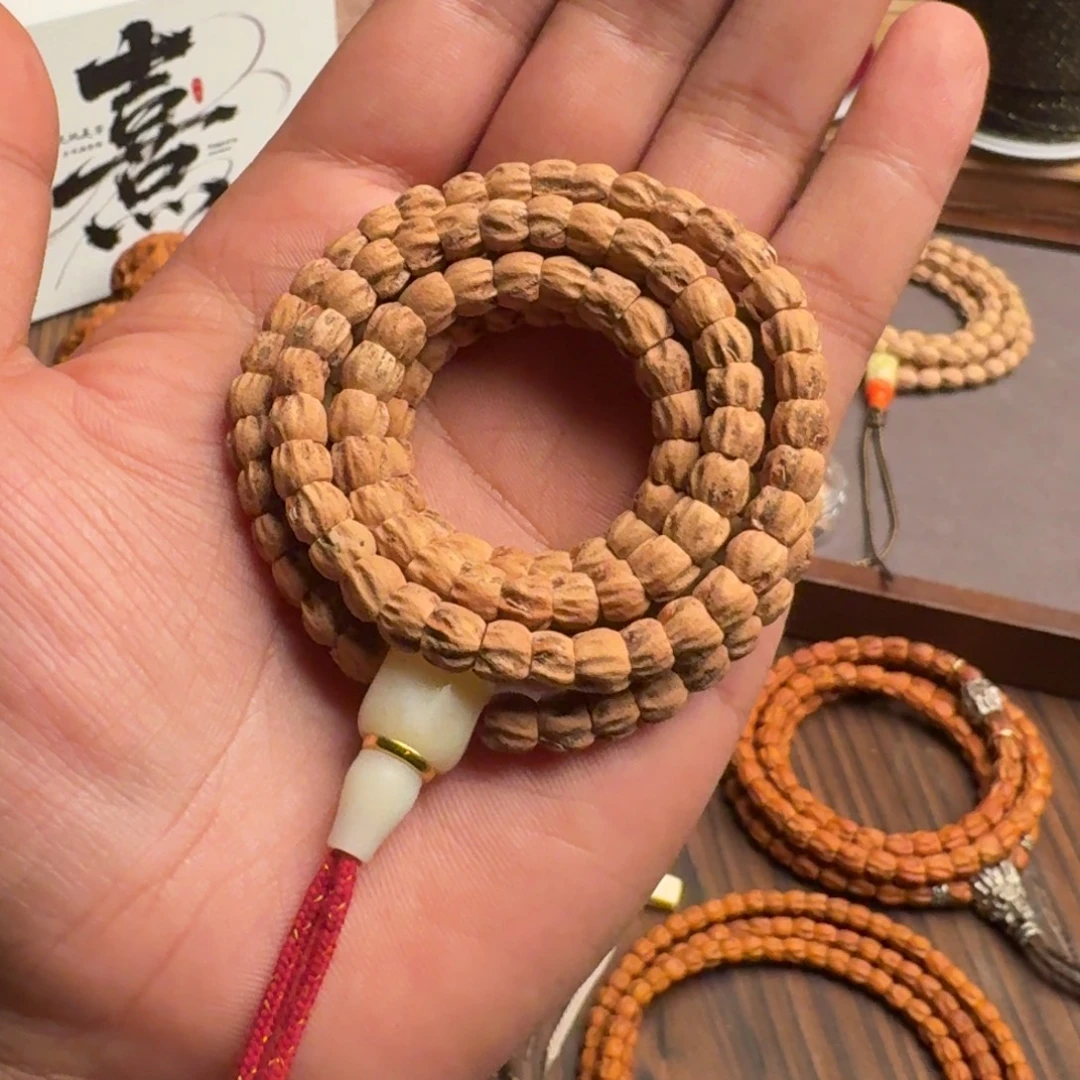 柏香籽/百香籽吊坠带三通小角度多棱