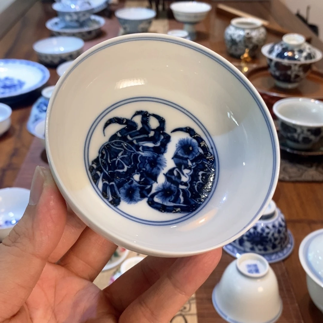 柴窑开播福利景德镇纯手绘茶器