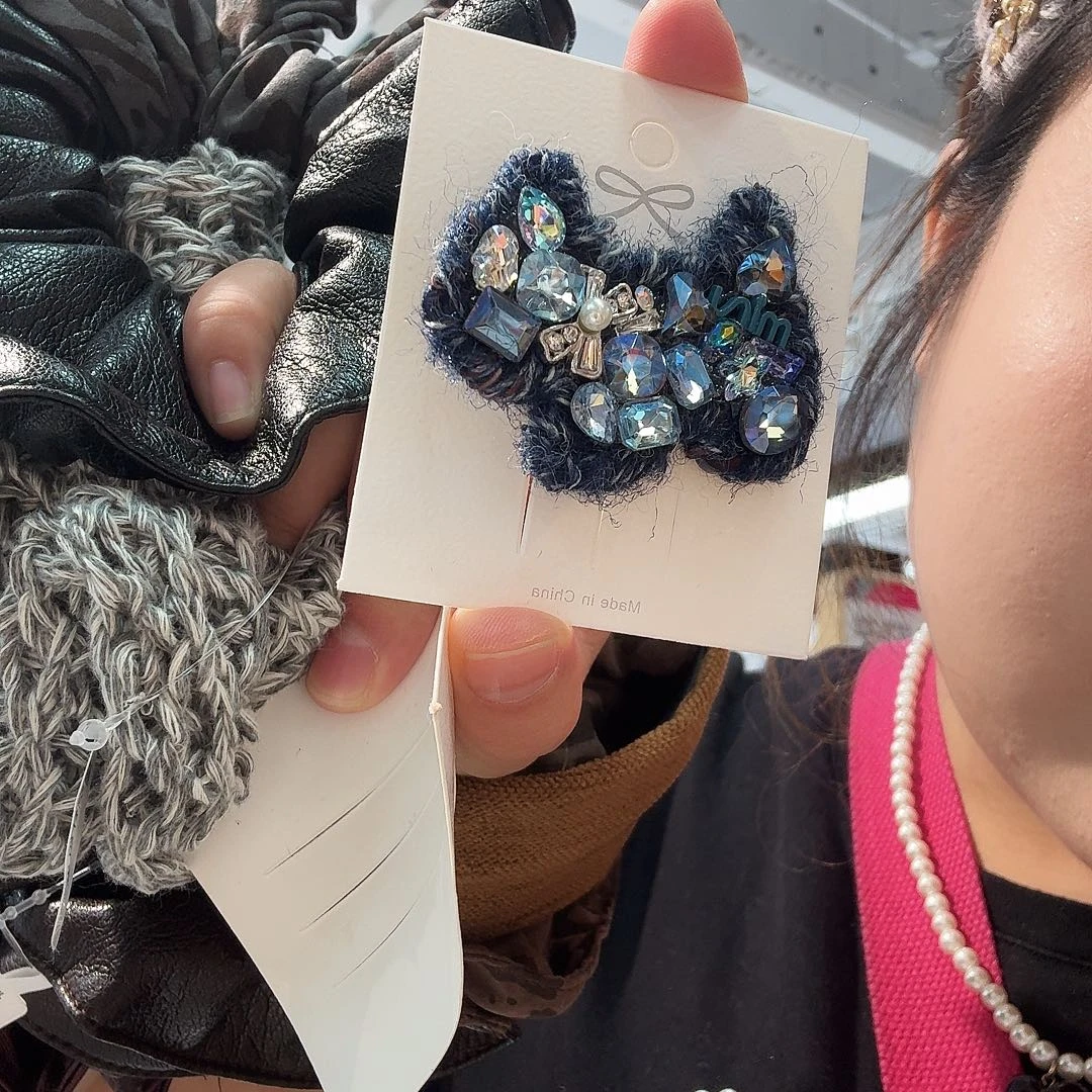 非金属蓝色小狗压夹