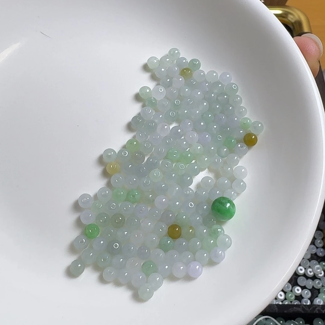 散珠翡翠卡4圆珠三彩
