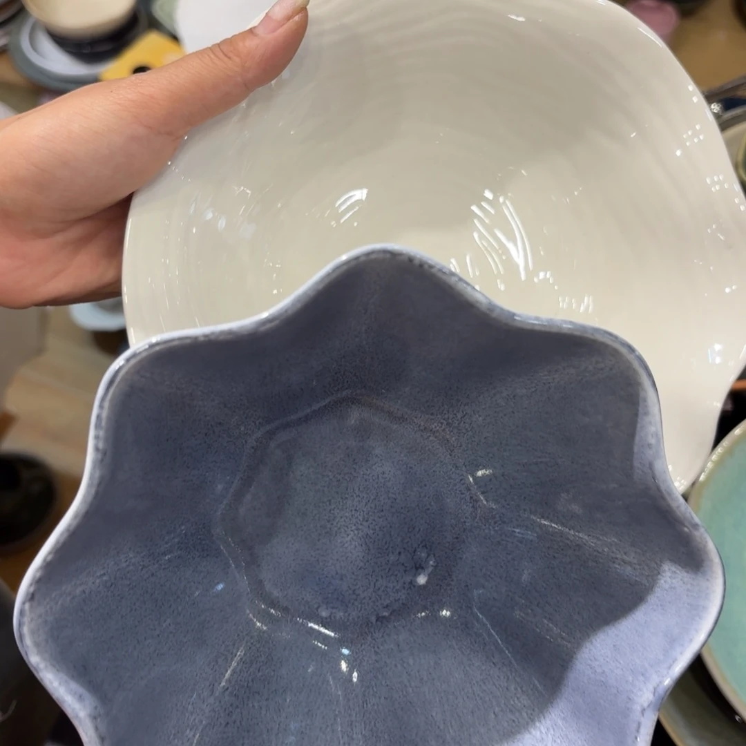 瓷特价处理微瑕餐具一组