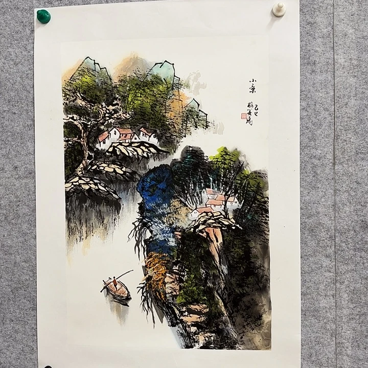 国画花鸟的翅膀和翅膀是
