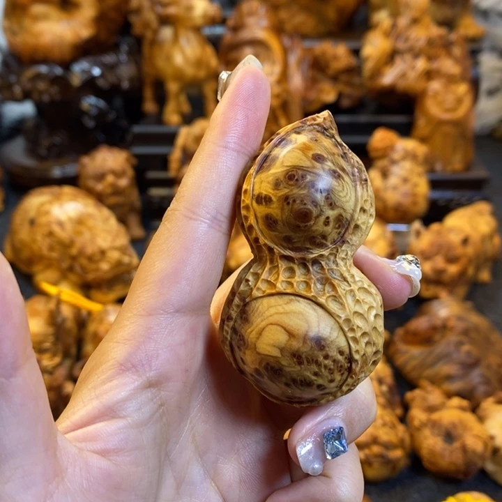 柏木花生手把件手把件