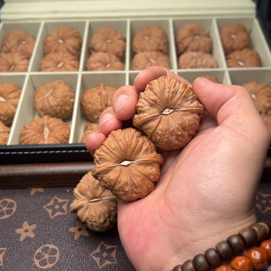 清***月南瓜墩 文玩核桃 清风45