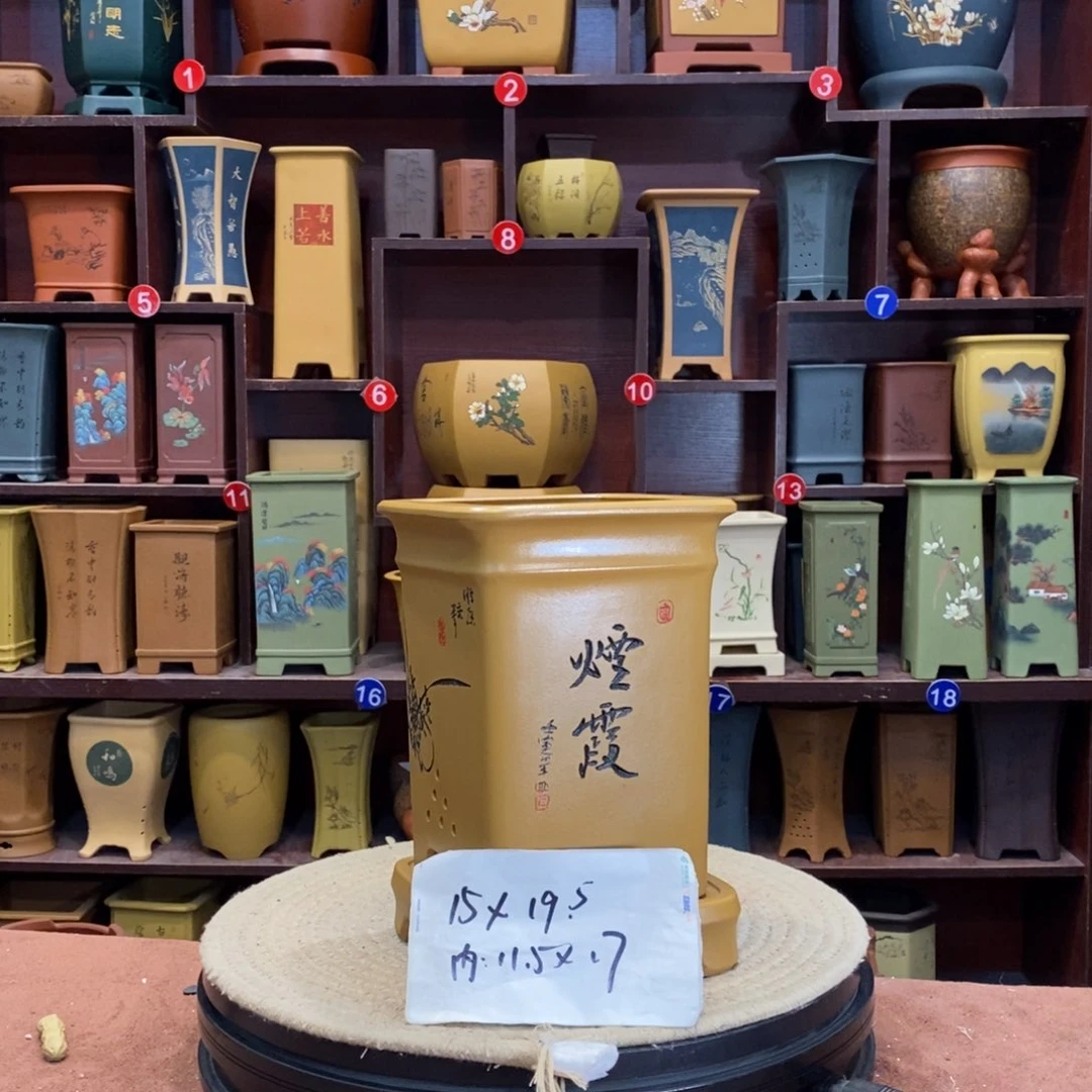 紫砂花盆紫砂花盆