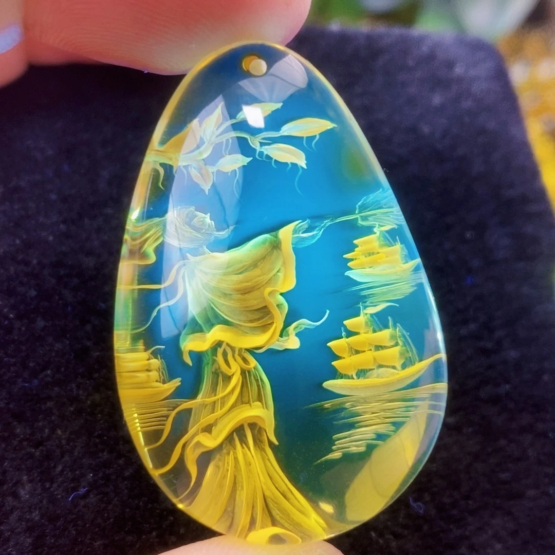 【闪购商品】金珀吊坠(不含链)未镶嵌