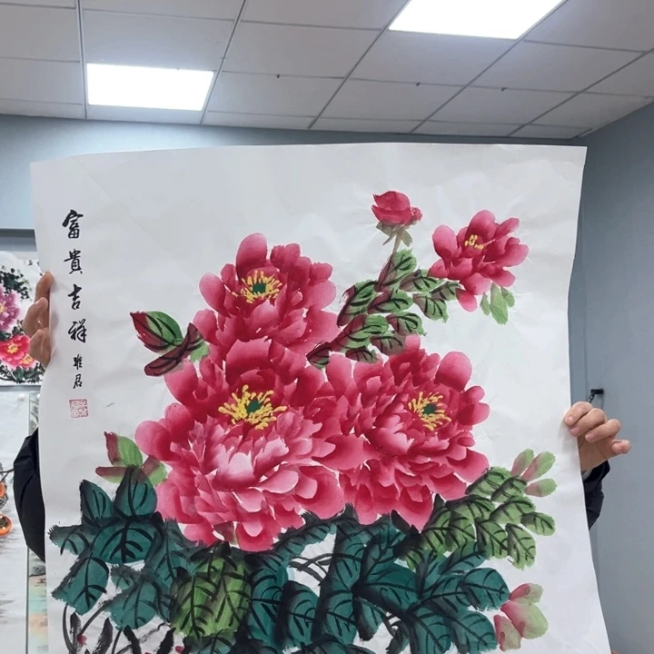 国画我的心好痛啊我的心真的好痛啊好