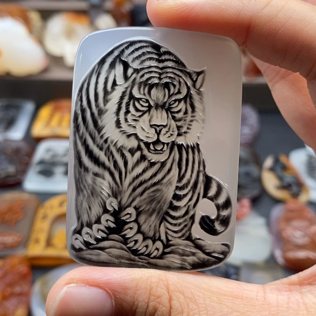 玛瑙/玉髓吊坠(不含链)未镶嵌