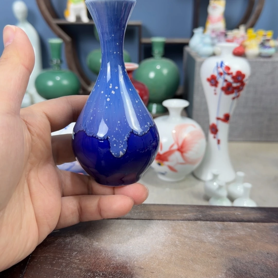 陶瓷手工小花器摆件