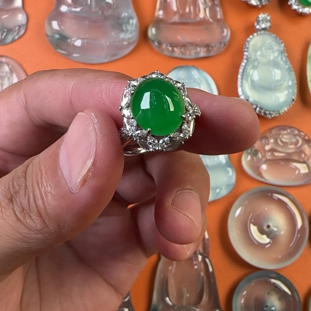 定制翡翠未镶嵌天然