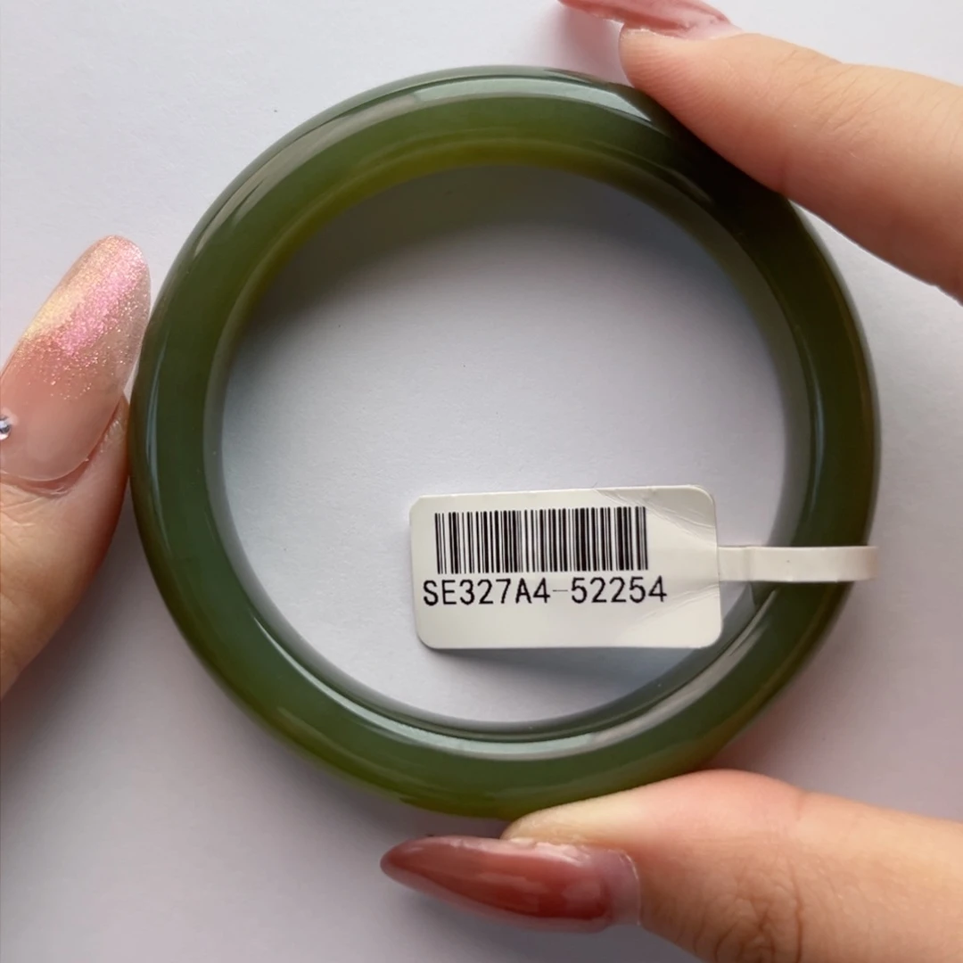 和田玉手镯未镶嵌54