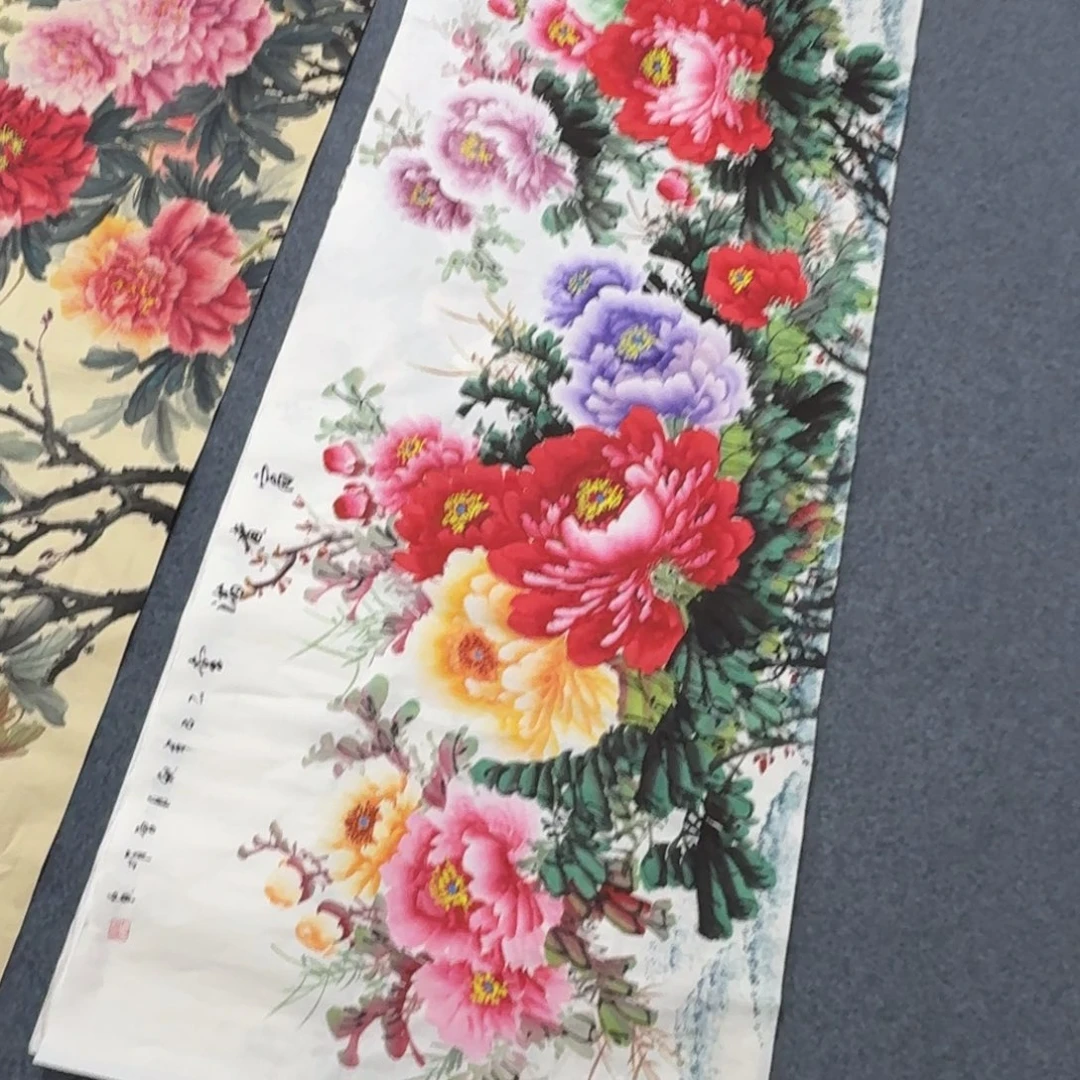 M***L国画尺寸70X180纯手绘作品