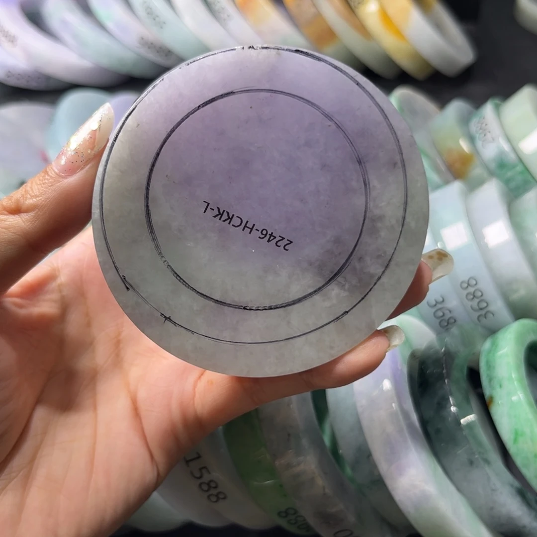 定制翡翠手镯未镶嵌婉**华