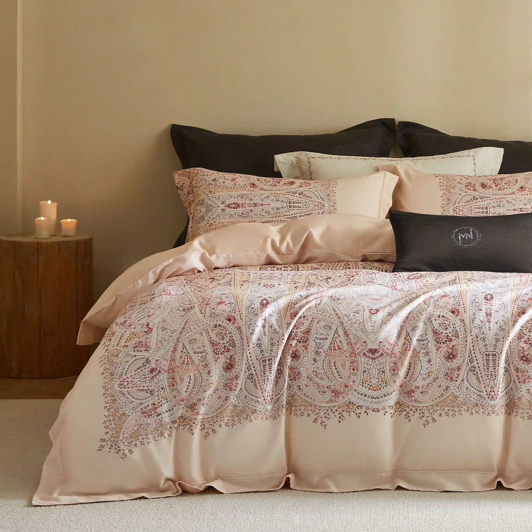 伊莎贝拉丨天丝棉羊毛数码印花工艺亲肤柔软丝滑裸睡四件套