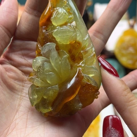 岫玉挂件未镶嵌挂件