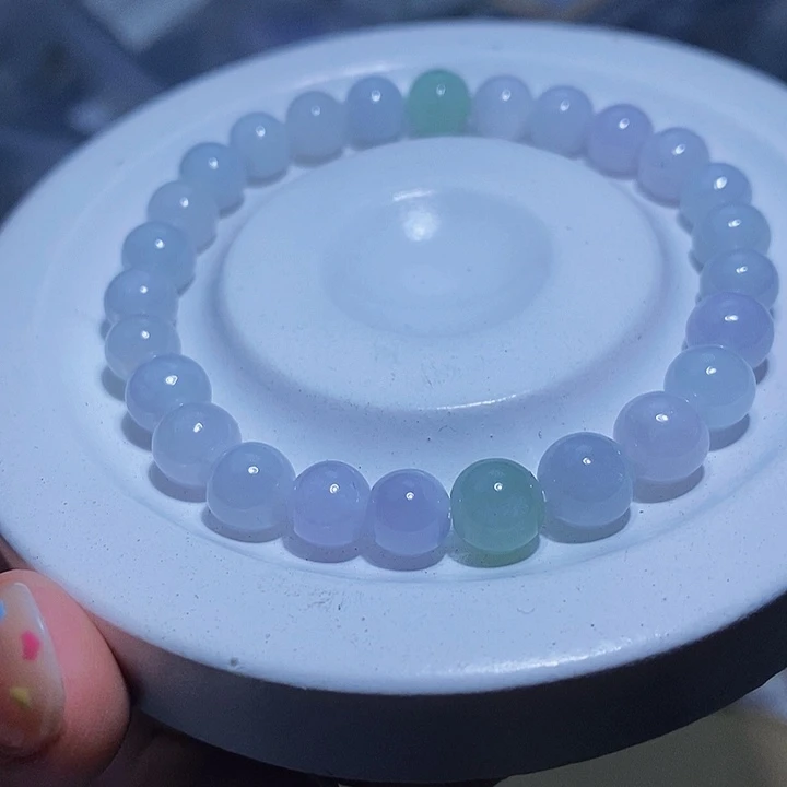 未镶嵌手串翡翠天然缅甸A货翡翠7.6