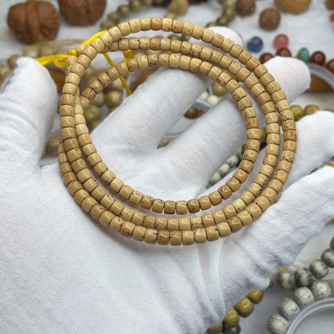 星月菩提手串5/4原白直切