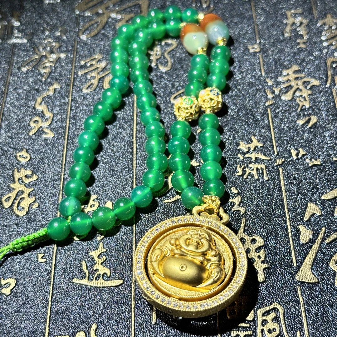 K471时来运转弥勒项链（无礼盒）