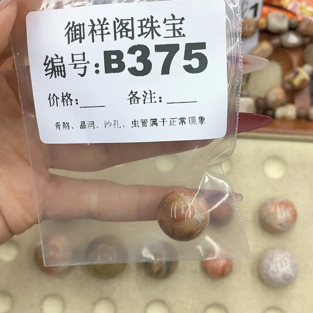 硅化珊瑚（珊瑚玉）颈饰未镶嵌云*