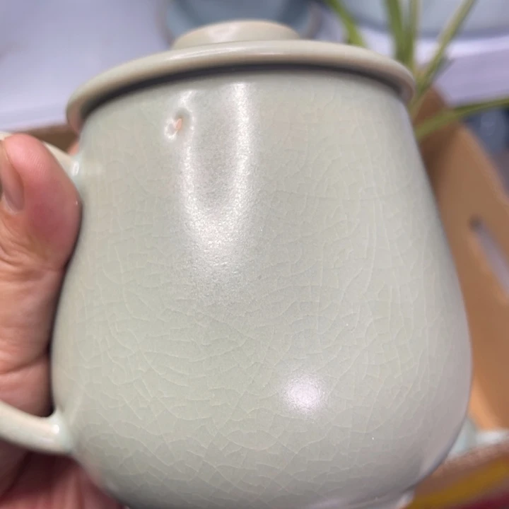 汝州原矿原釉微瑕杯杯