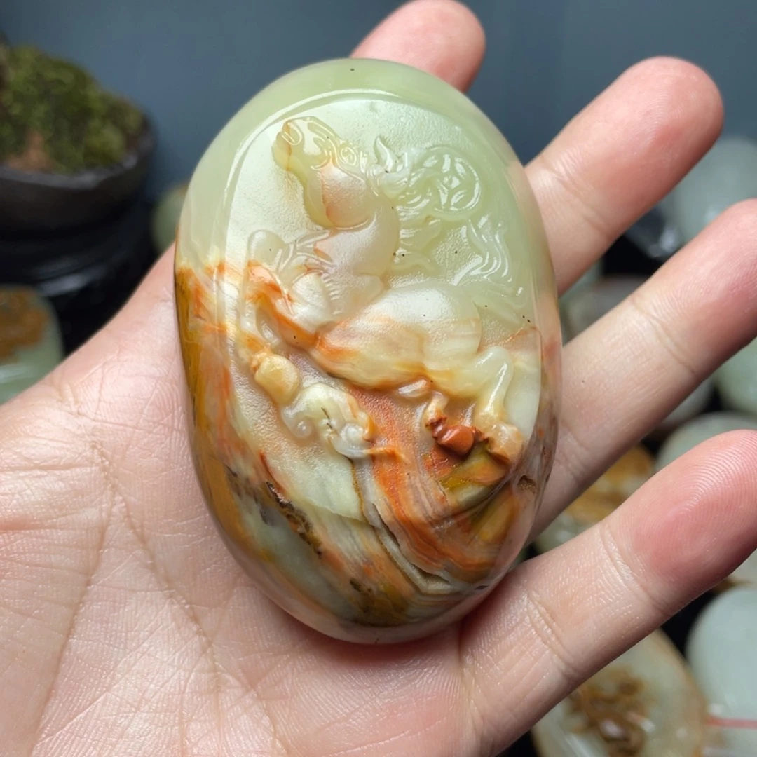 天然方解石玉材质