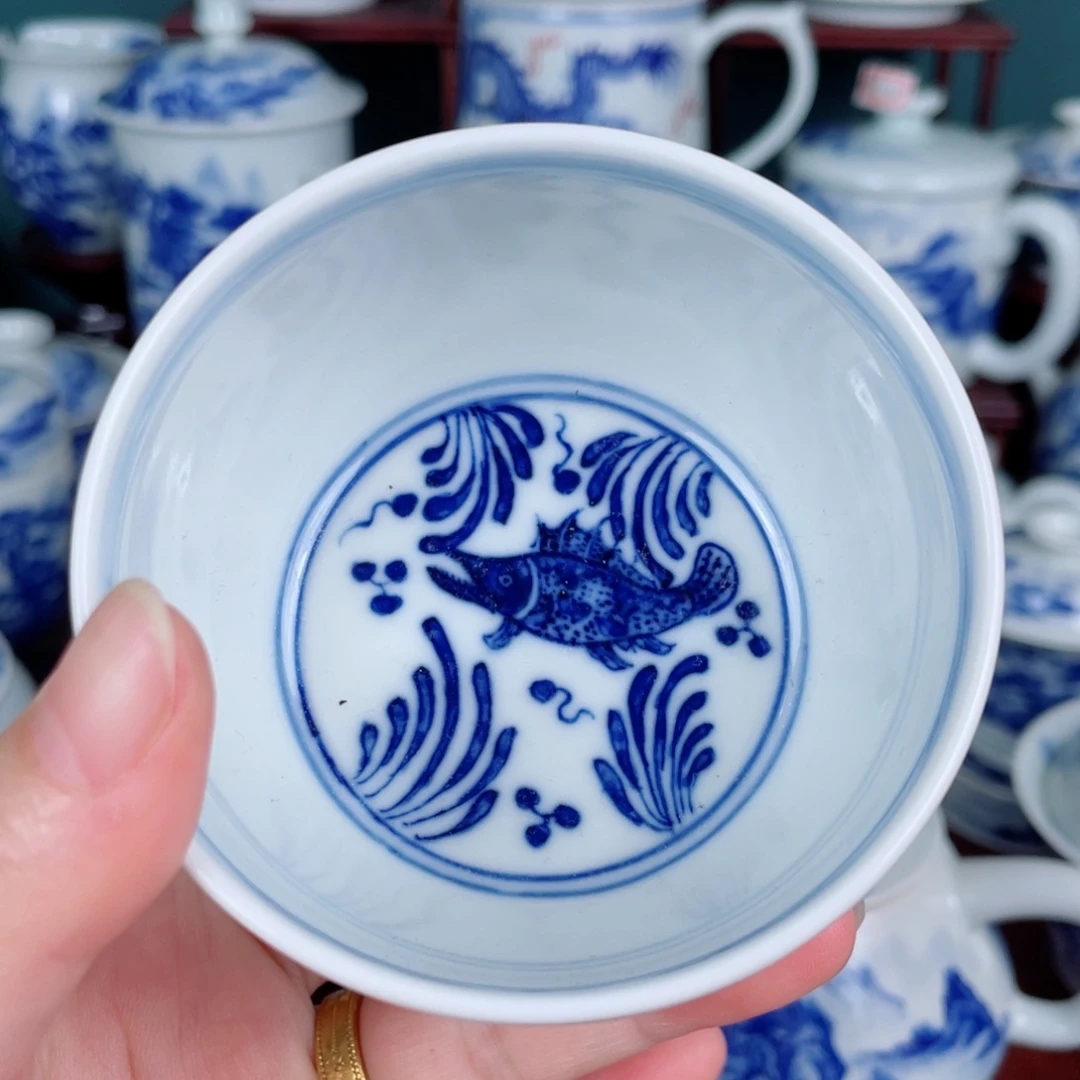 *****手工手绘青花，青花