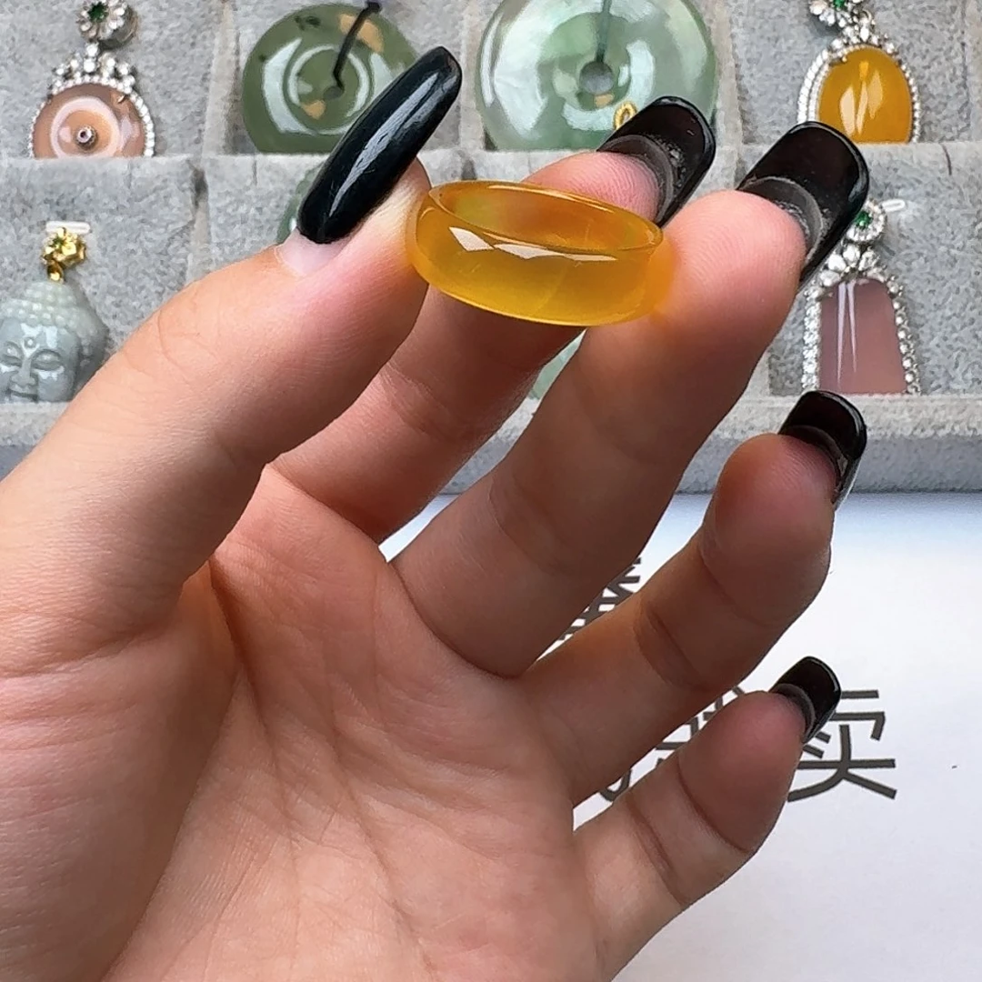 玛瑙/玉髓戒指未镶嵌