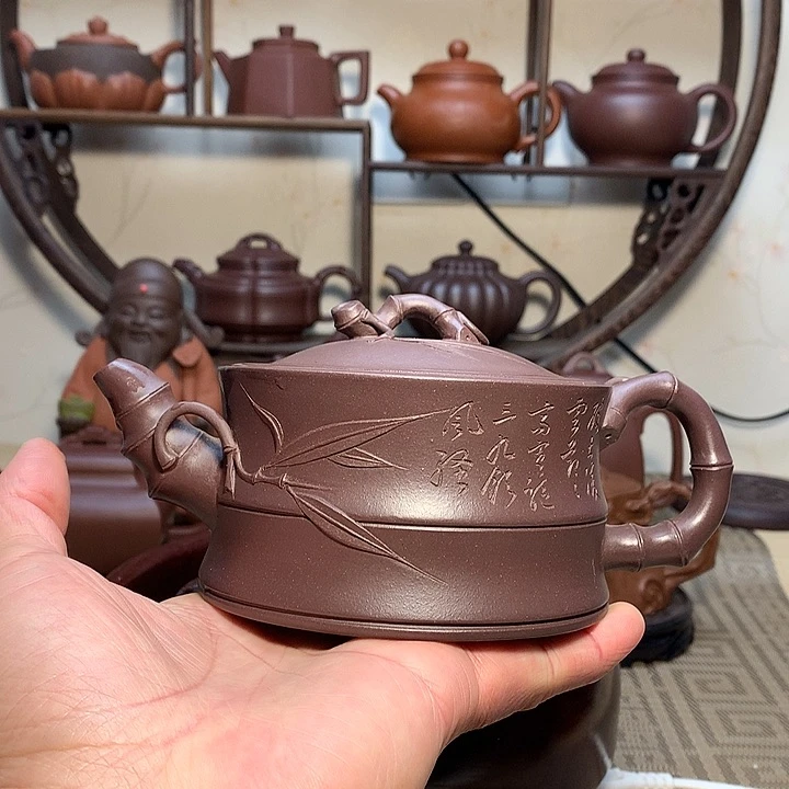 紫砂茶杯沧**粟原矿紫砂壶