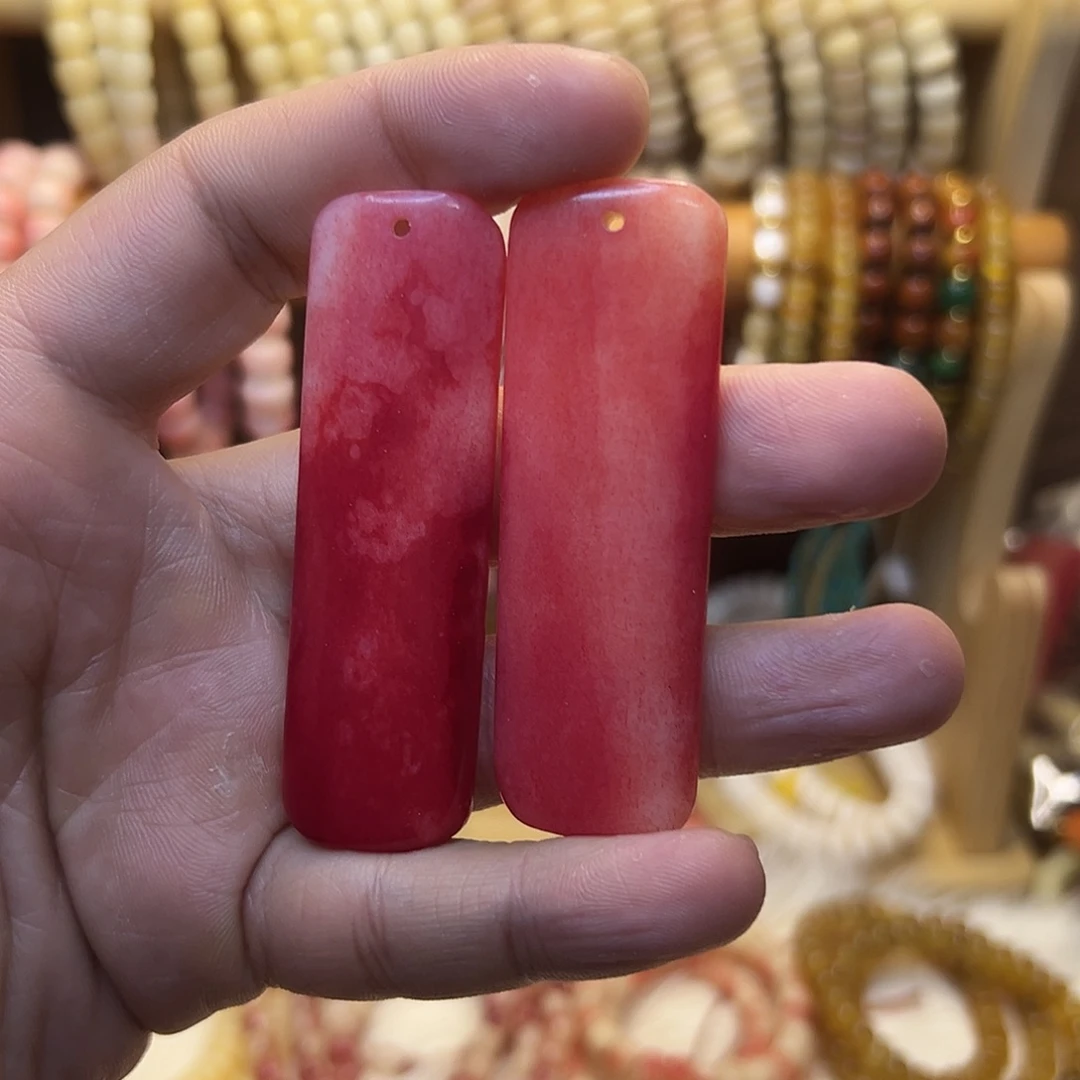 桃核吊坠驼骨半血无事牌