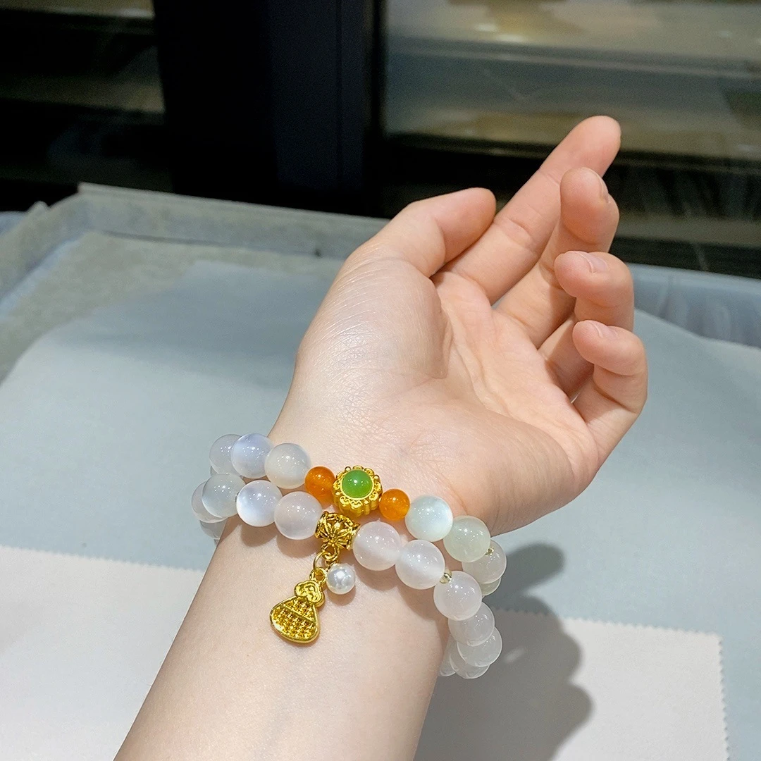 新款海云母葫芦手链手串A1050