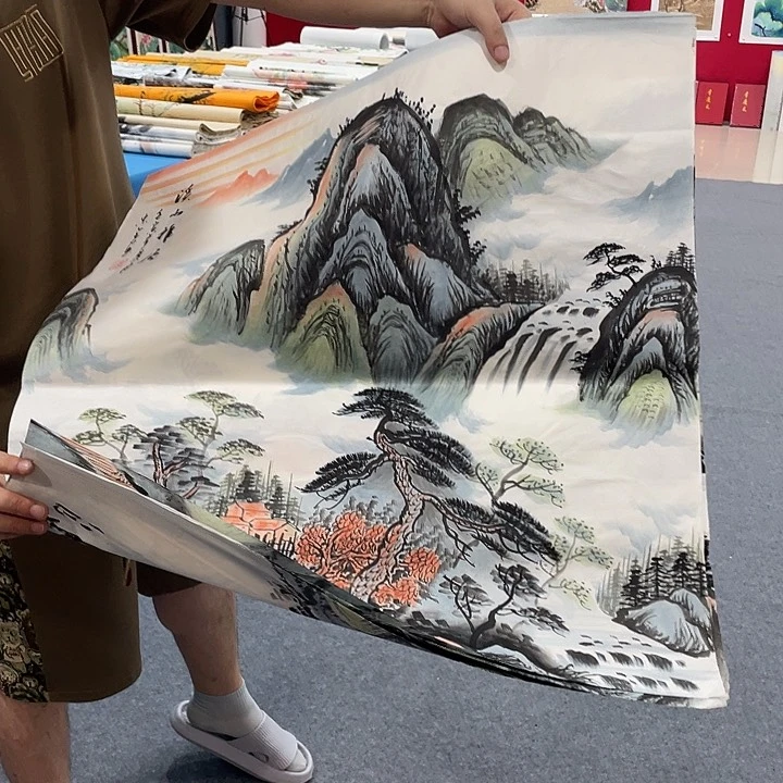 国画今天早上起来发现