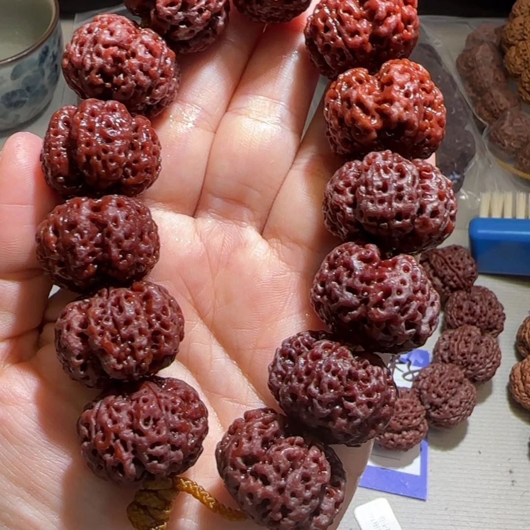 金刚菩提手串一***.麒麟龙牙24.19