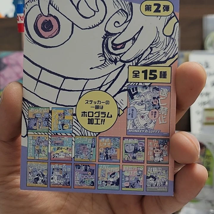 jump shop 烫金贴纸盲抽