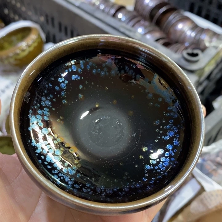 茶盏建阳建盏微瑕窑变
