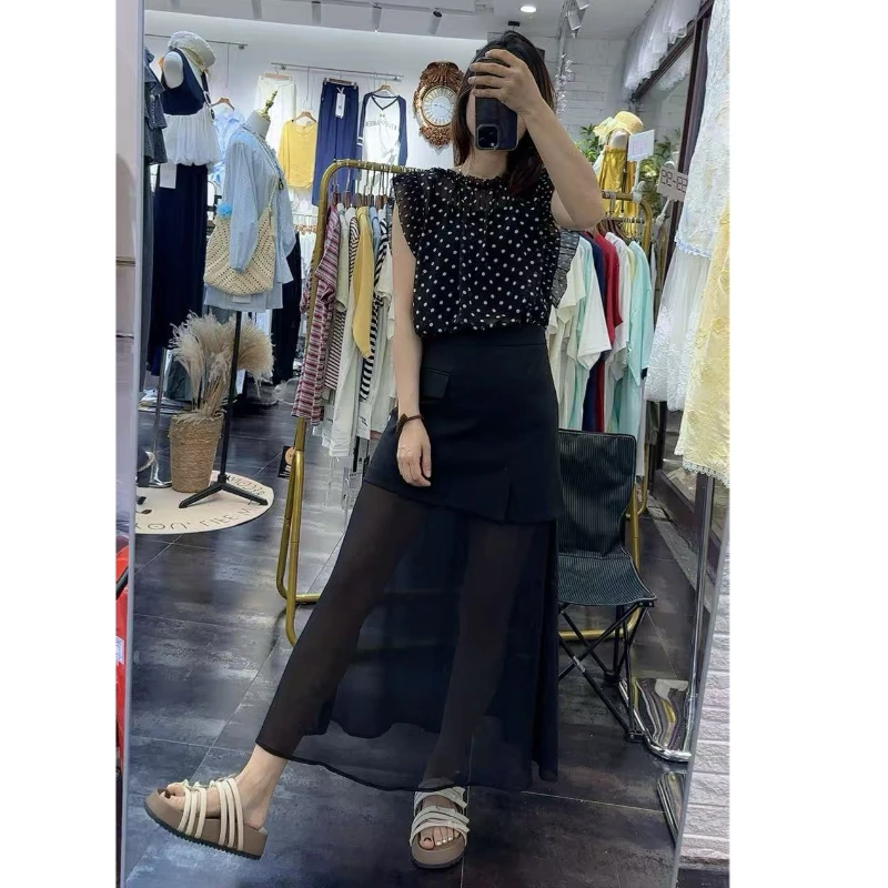 夏新品时尚气质优雅显瘦减龄法式度假风半裙三件套套装女轻奢高档