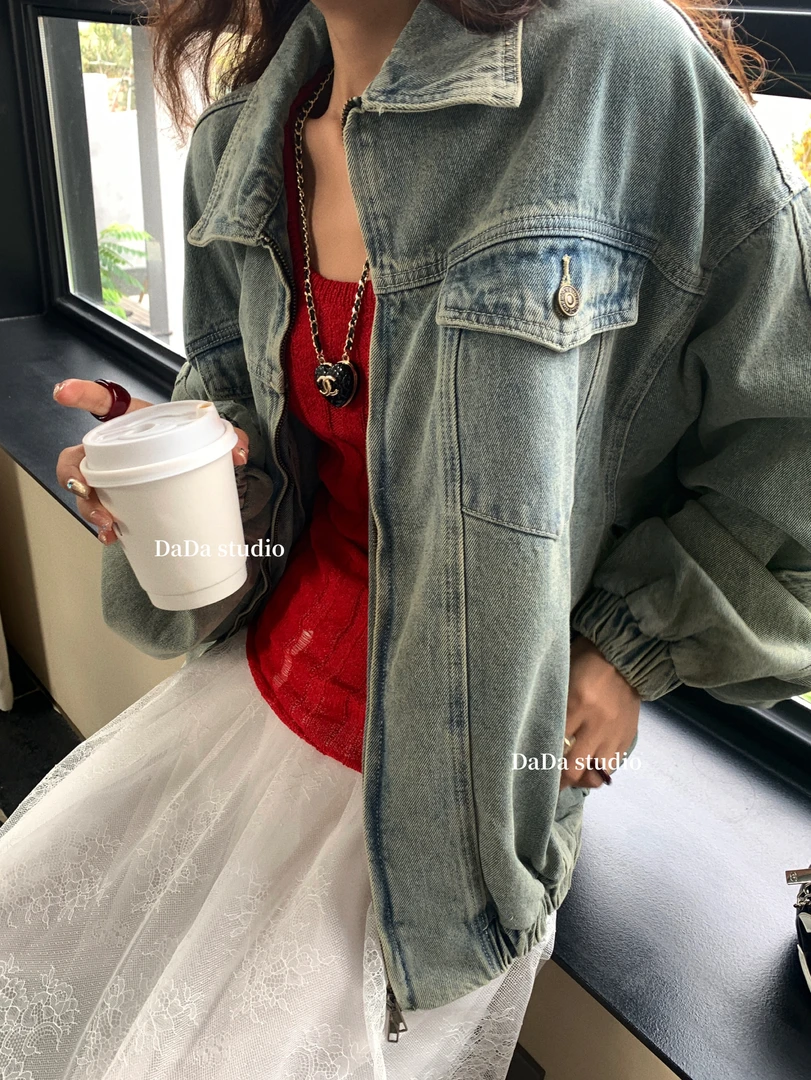 NO退NO换Dada 2024牛仔短外套7211