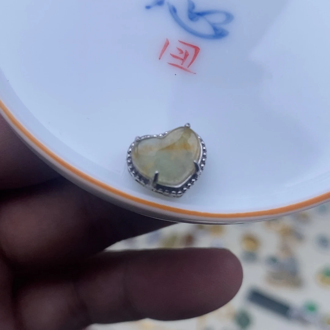 翡翠散珠爱心潘一个