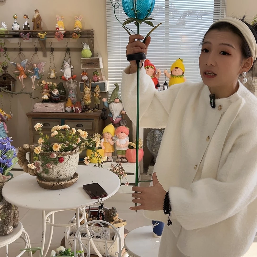 花园摆件红红火火