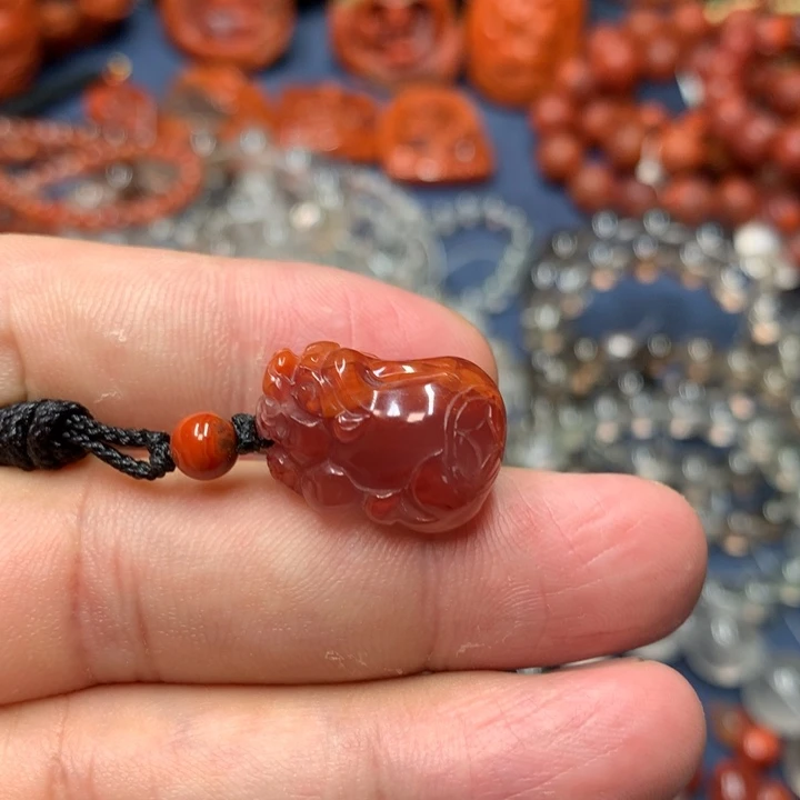 吊坠(不含链)未镶嵌南红玛瑙