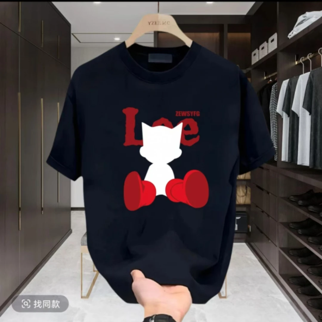 【一折粉丝福利】潮牌男女同款圆领百搭T恤