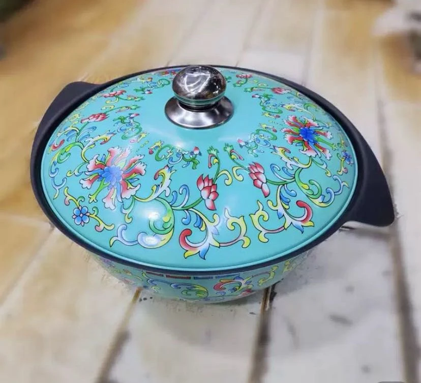 【新疆包邮】家庭必备锅具POLO KAZINI 9L锅蓝色