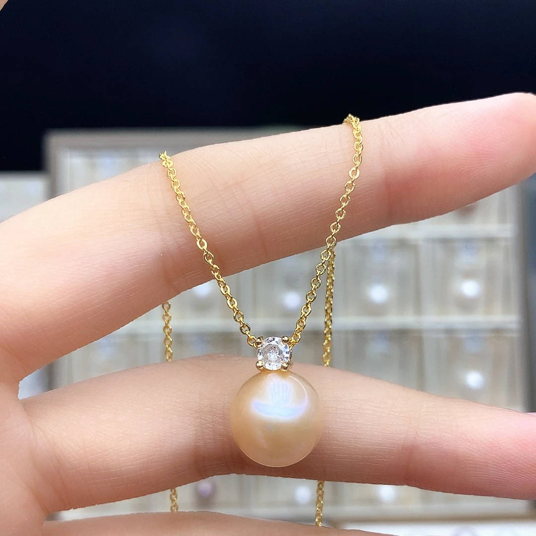 淡水珍珠合金颈饰