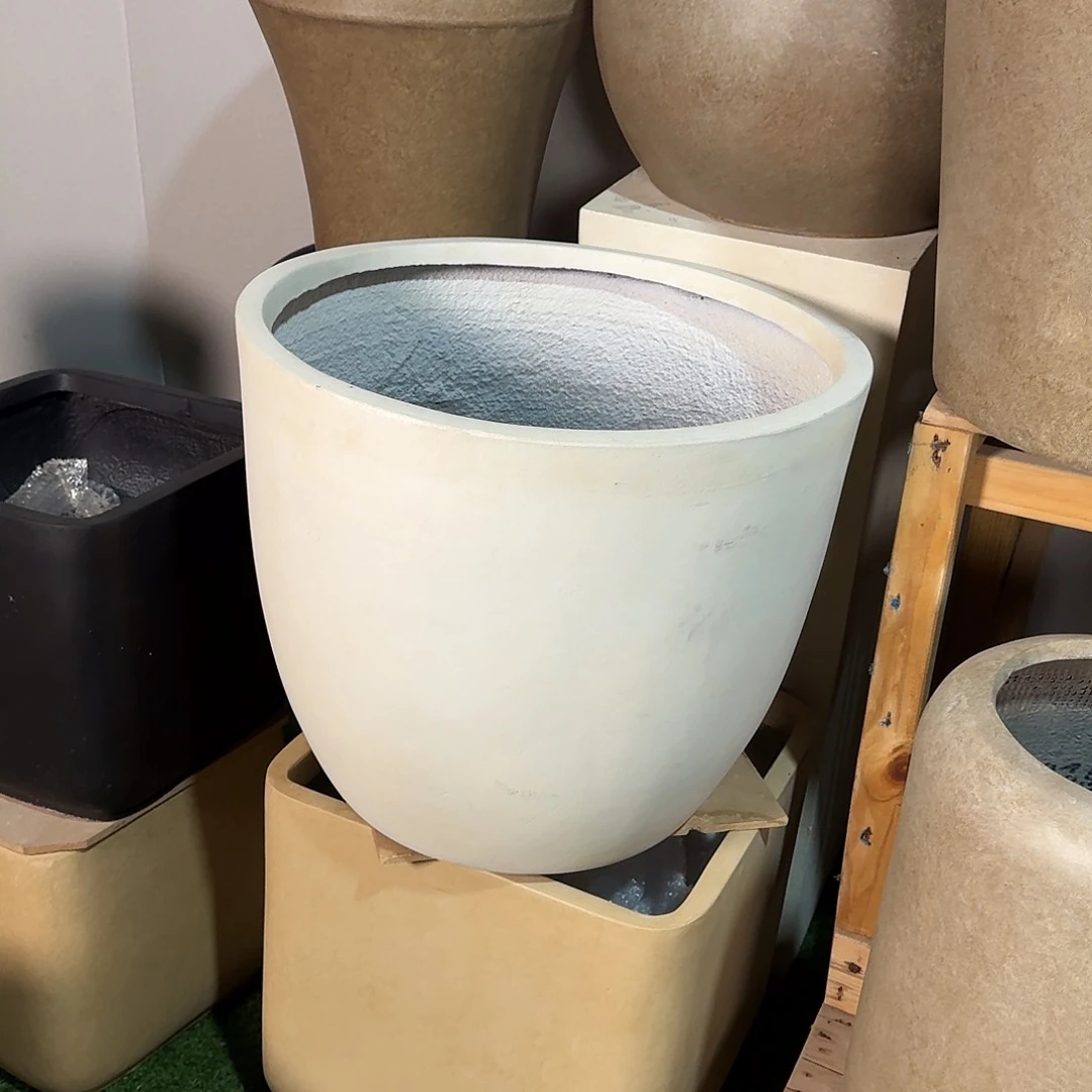 复合镁泥材质大缸花盆