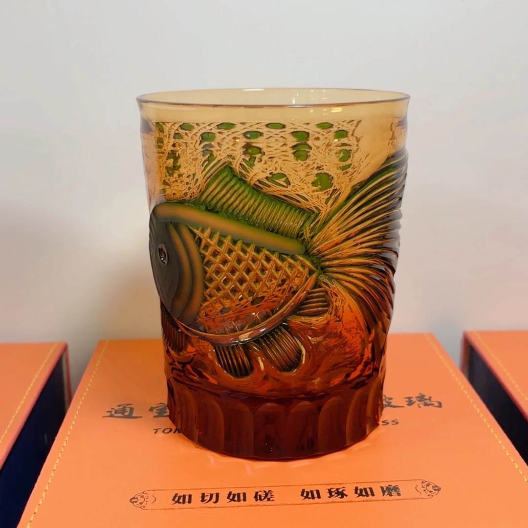 平底款水晶玻璃⭐️****金鱼款