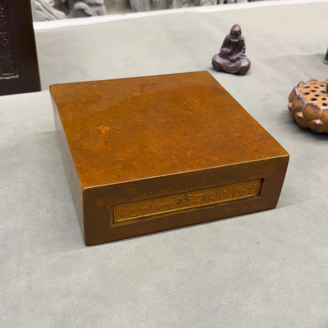 砖雕20-20-6 老料金砖 古铜色